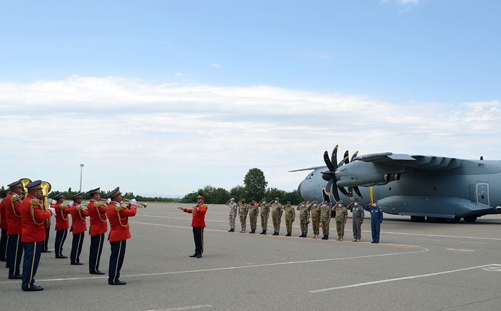 Türk Hava Kuvvetleri personeli ’TurAz Kartalı 2020’ tatbikatı için Gence’de